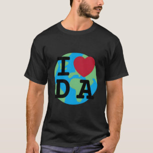 Camiseta Eu Amo Ele David Attenborough Fã É