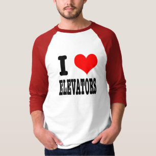 CAMISETA EU AMO ELEVADORES