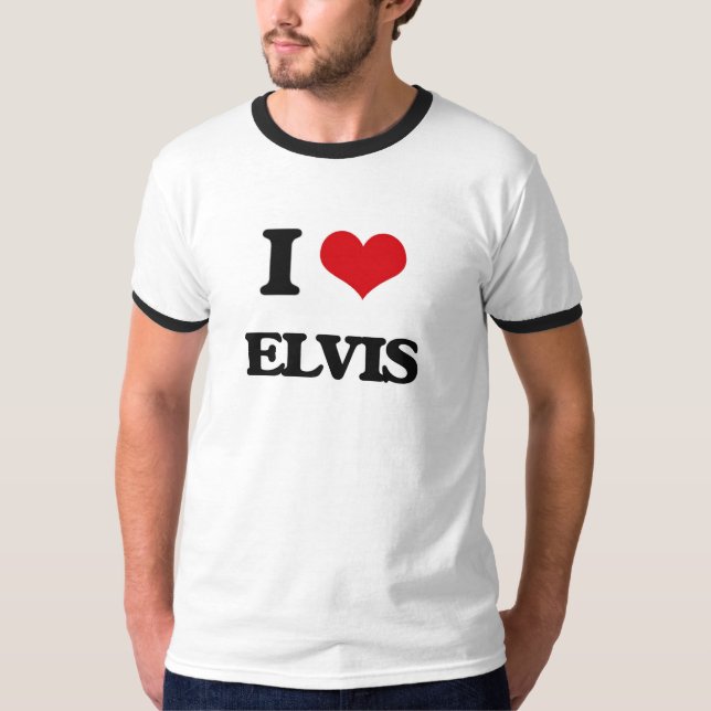 Camiseta Eu amo Elvis (Frente)