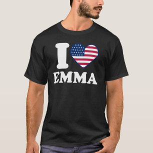 Camiseta Eu amo Emma, eu amo Emma