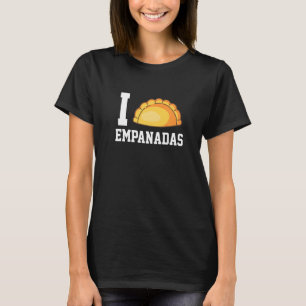 Camiseta Eu Amo Empanadas Empanada Comida Mexicana Venezuel