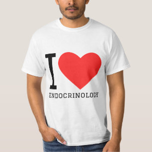Camiseta Eu amo endocrinologia