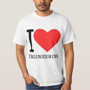 Camiseta Eu amo engenharia 