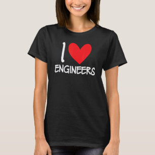 Camiseta Eu Amo Engenheiros Engenharia Elétrica Mecânica