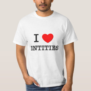 Camiseta Eu amo entidades