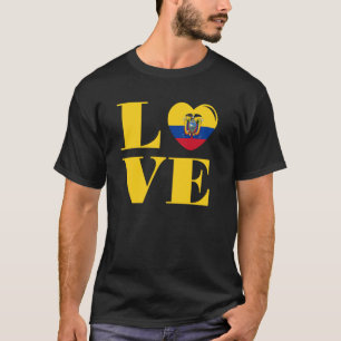 Camiseta Eu amo Equador