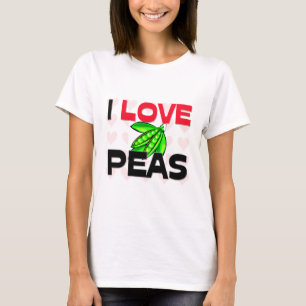 Camiseta Eu amo ervilhas