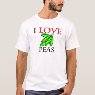 Camiseta Eu amo ervilhas