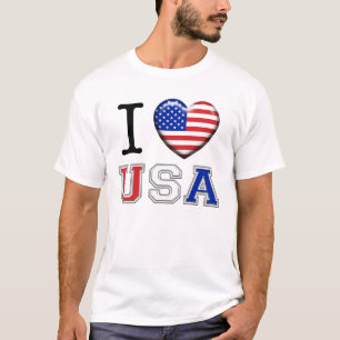 Camiseta Eu amo EUA