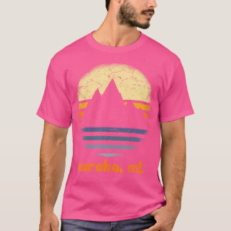 Camiseta Eu Amo Eureka Montana Rocky Mountain Caminhando po
