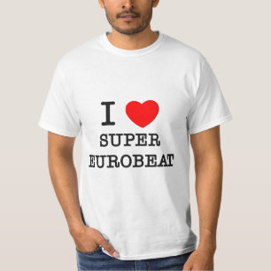 Camiseta Eu amo Eurobeat super