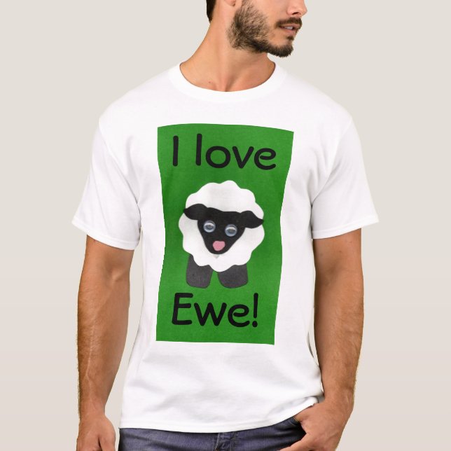 Camiseta Eu amo Ewe! Tee (Frente)