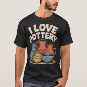 Camiseta Eu Amo Expressões Criativas de Cerâmica
