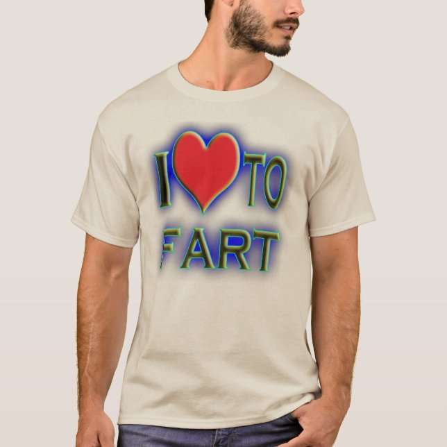 Camiseta Eu amo fart. (Frente)
