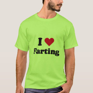Camiseta Eu amo farting