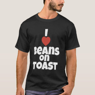 Camiseta Eu Amo Feijão Na Torrada Comida Britânica Gif Engr