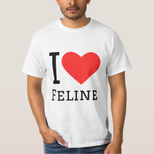 Camiseta Eu amo Feline