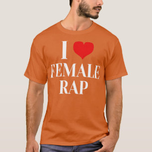 Camiseta eu amo fêmea rap