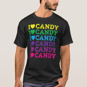 Camiseta Eu Amo Festa de Halloween de Doce Fofa ou Truque