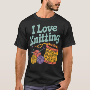 Camiseta Eu Amo Fiar Orgulho do Tricô de Fio