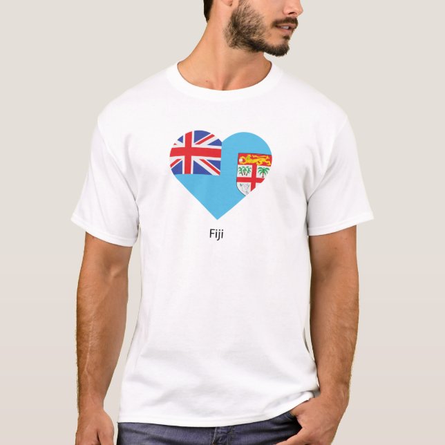 Camiseta Eu Amo Fiji (Frente)
