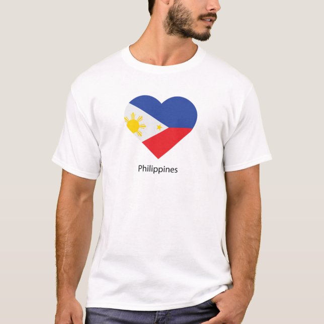 Camiseta Eu amo Filipinas (Frente)