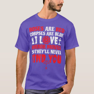 Camiseta Eu Amo Filmes de Terror Então Ele Nunca Vai Te Enc