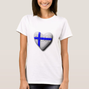Camiseta Eu amo Finlandia