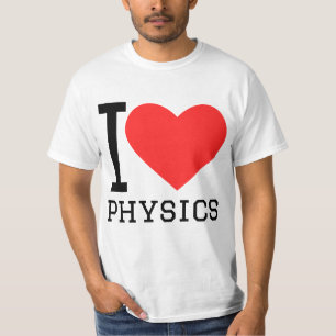 Camiseta Eu amo física