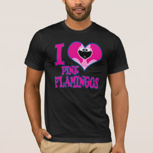 Camiseta Eu amo flamingos