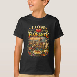 Camiseta Eu Amo Florença