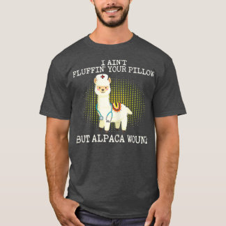 Camiseta Eu Amo Fluffin Seu Travesseiro Mas Alpaca Wound