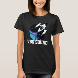 Camiseta Eu Amo Foguete de Bíblia de VBS 2024 para Férias E