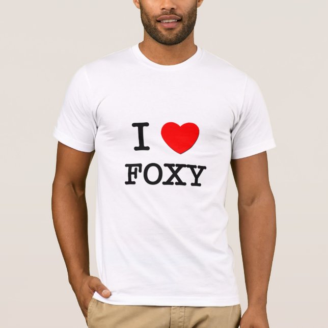 Camiseta Eu amo Foxy (Frente)
