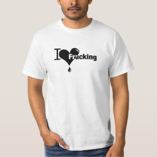 Camiseta Eu amo Fracking