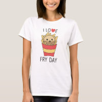 Eu Amo Franco Dia Engraçado Outras Fries Francesas