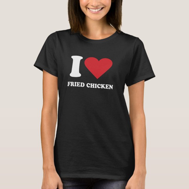 Camiseta Eu Amo FRANGO FRITO Eu Amo FRANGO FRITO (Frente)