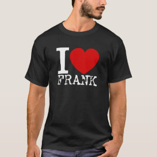 Camiseta Eu amo Frank (branco)