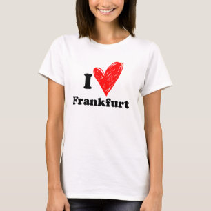 Camiseta Eu amo Frankfurt