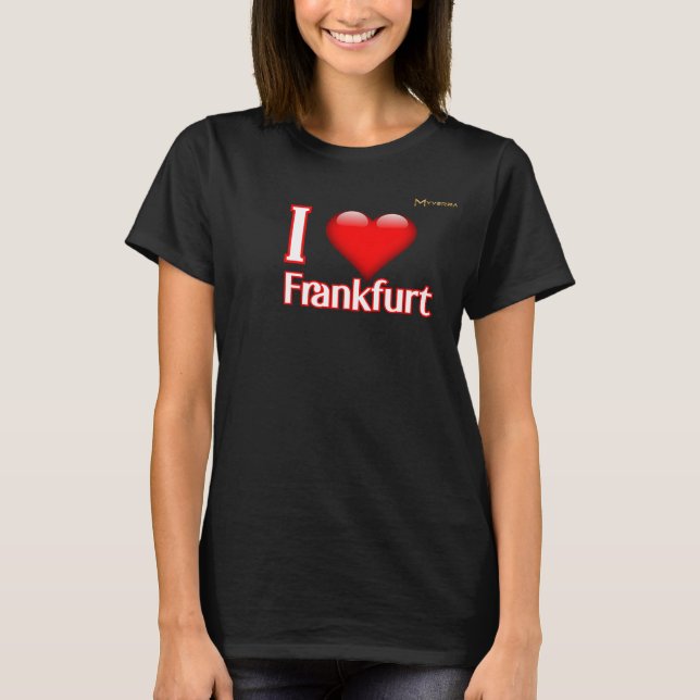 Camiseta Eu Amo Frankfurt (Frente)