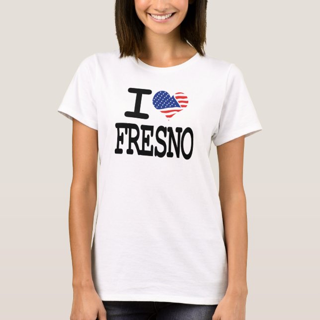 Camiseta Eu amo Fresno (Frente)
