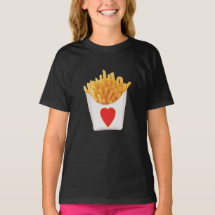 Camiseta Eu Amo Fries Franceses