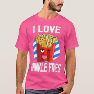 Camiseta Eu Amo Fritas Cortadas Fritam Batata Engraçada