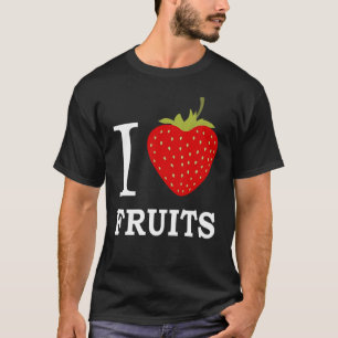 Camiseta Eu Amo Fruitarismo Comida Fruitário Das Frutas