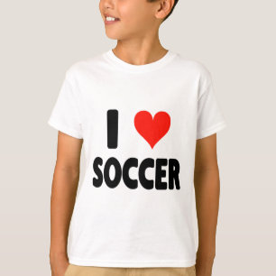 Camiseta Eu Amo Futebol - Coração Futebol Campo de Futebol