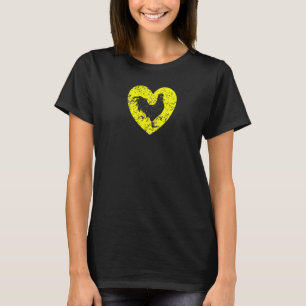 Camiseta Eu Amo Galinhas Fazendeiro