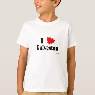 Camiseta Eu amo Galveston