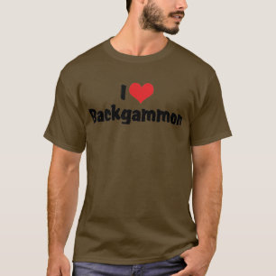 Camiseta Eu Amo Gamão do Coração
