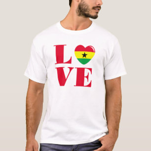 Camiseta Eu amo Gana