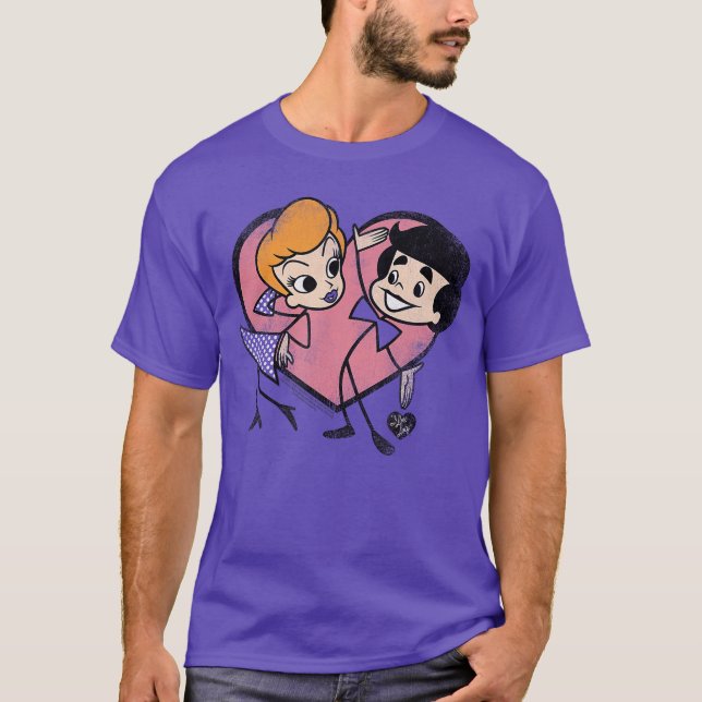 Camiseta Eu Amo Garota de Desenho Lucy (Frente)